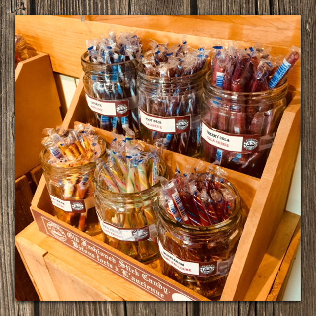 jars of stick candy