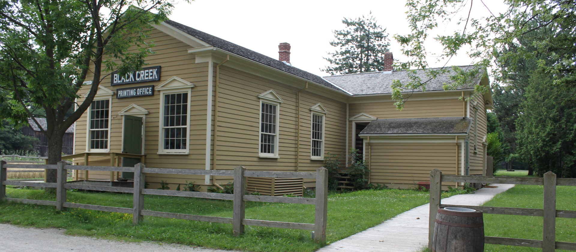 Printing Office at Black Creek Pioneer Village