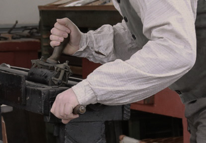 worker in printing shop