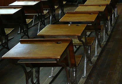 antique school desks