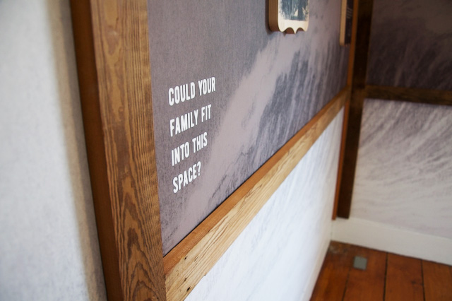 visitor to Flynn House exhibit at Black Creek Pioneer Village explores Travelers Room