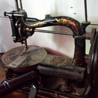 A sewing machine