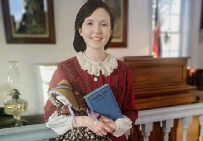 young woman wearing Victorian clothes