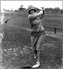 photograph of 1920s golfer Maureen Orcutt