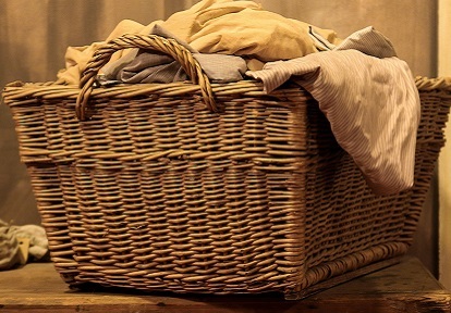 wicker laundry hamper