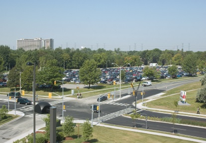 parking at Black Creek Village