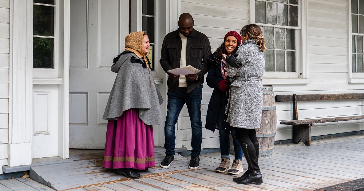 corporate group members take part in Skills and Strategies program at Black Creek Pioneer Village