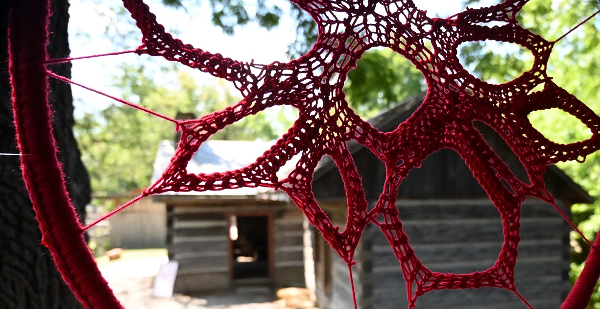 Hope and Healing installation by Metis artist Tracey-Mae Chambers at the Village at Black Creek