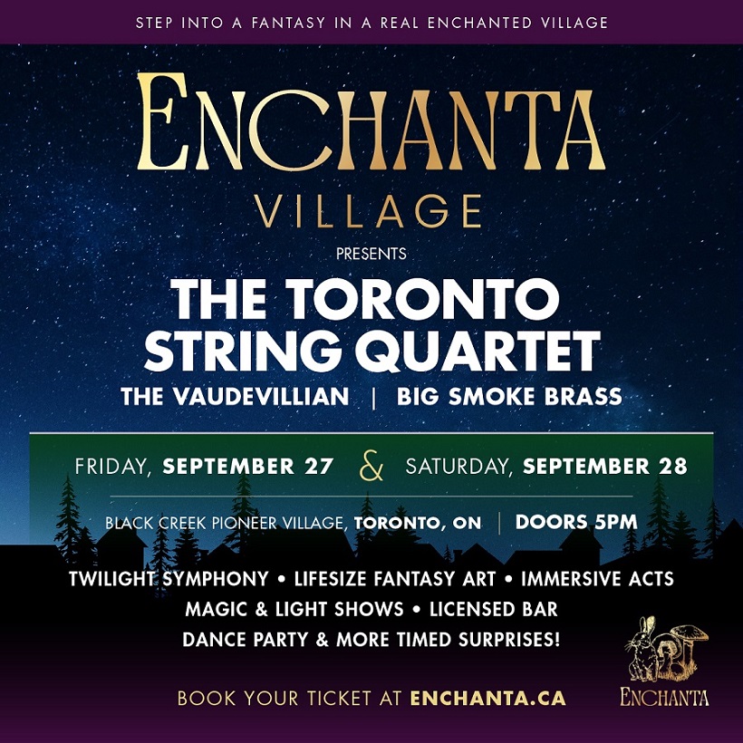 step into a world of fantasy at the Enchanta Village event